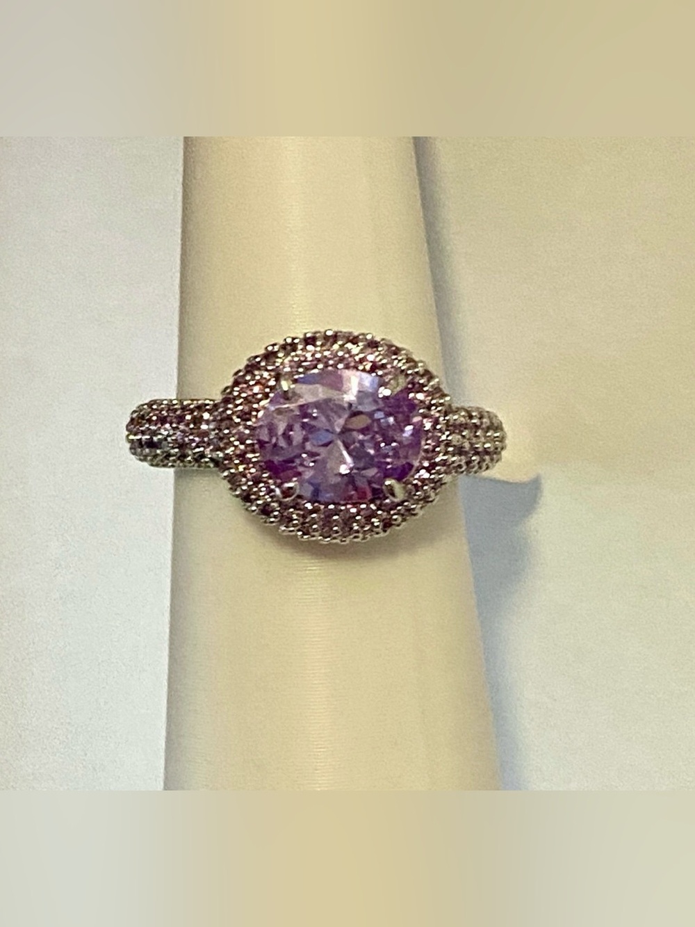 Bomb Party 2026 Lavender Topaz CZ Ring